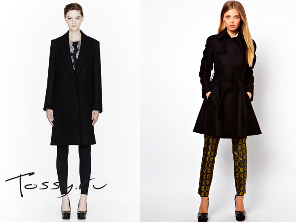 Модные пальто от дизайнеров