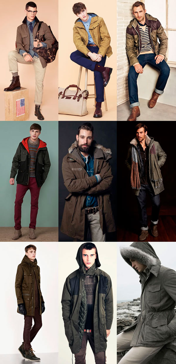 Мужские куртки разных цветов