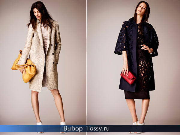 Весенние модели пальто от Burberry Prorsum