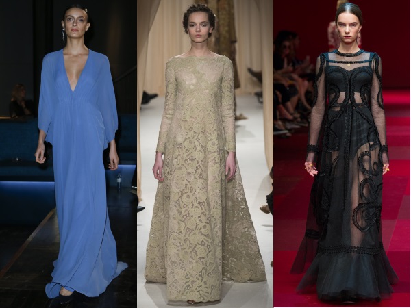 платья с длинным рукавом Lola  Berlin, Valentino, Dolce and Gabbana