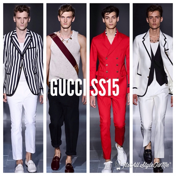 мужской костюм от Gucci 2015
