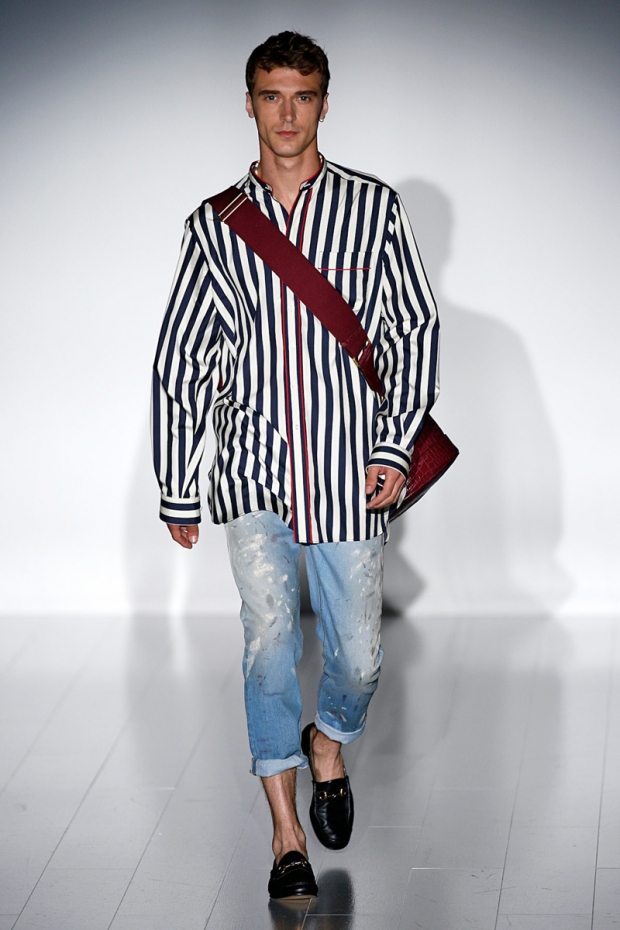 мужская джинсовая одежда Gucci 2015