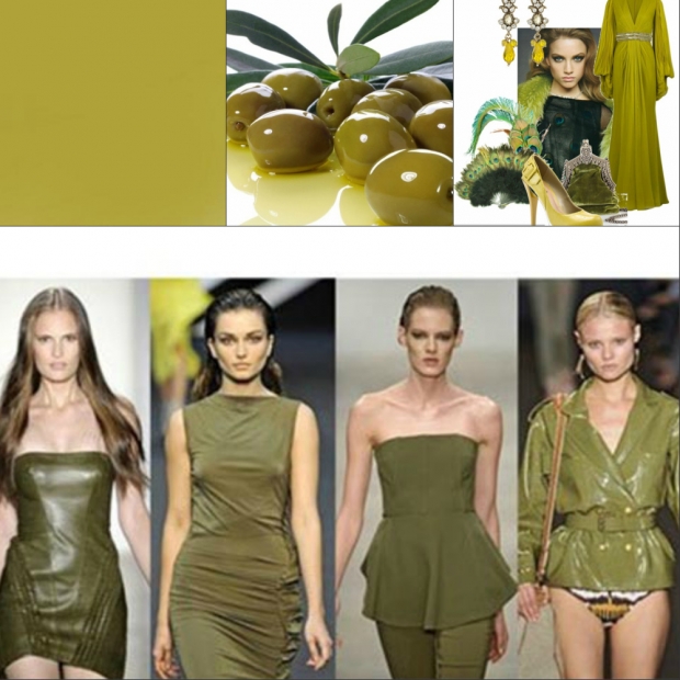 Оливковый цвет фото одежда