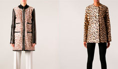 Женское леопардовое пальто
